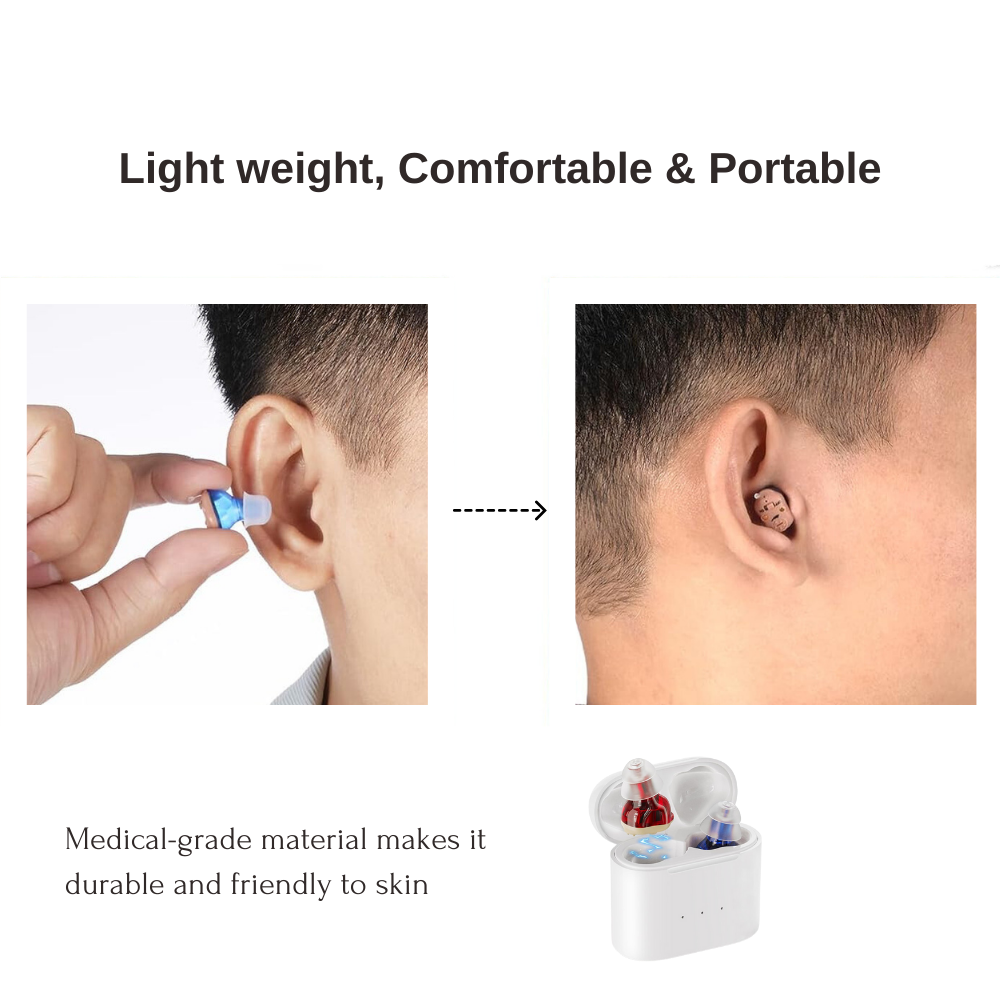 Personal Sound Amplifier – Rechargeable, Discreet & Easy to Use