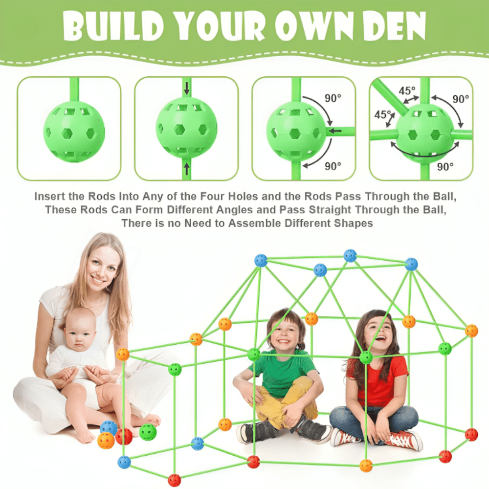 Fort Builders: Creative Play Set - Aussie Goods Direct